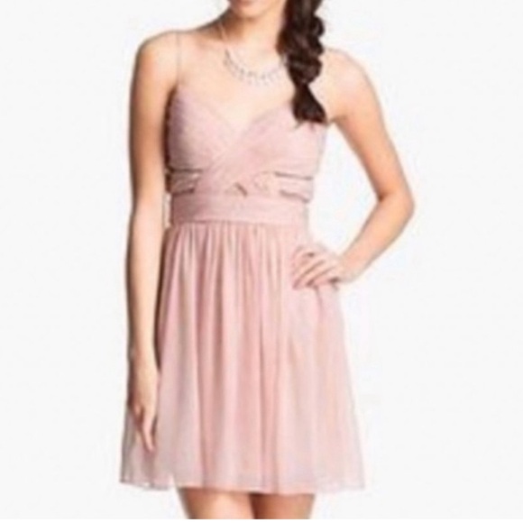 Hailey Logan by Adrianna Papell Blush Mini Dress - Picture 12 of 12